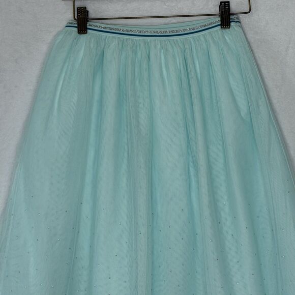 Cat & Jack Mesh Fairy Tulle Skirt Sz L Glitter Sparkle Details Elastic Waistband - Picture 4 of 12